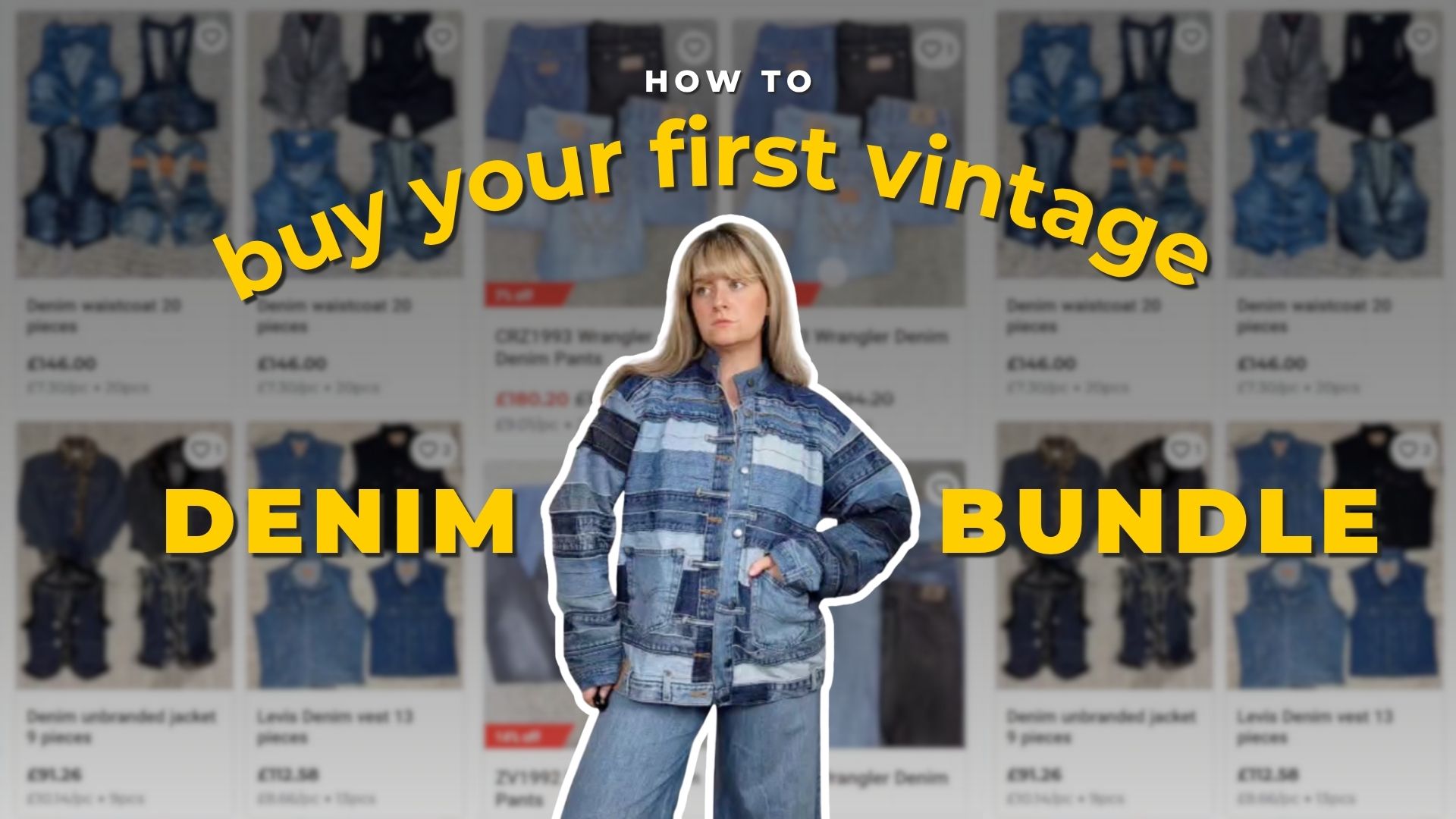 How to buy your first vintage denim bundle (and make money)