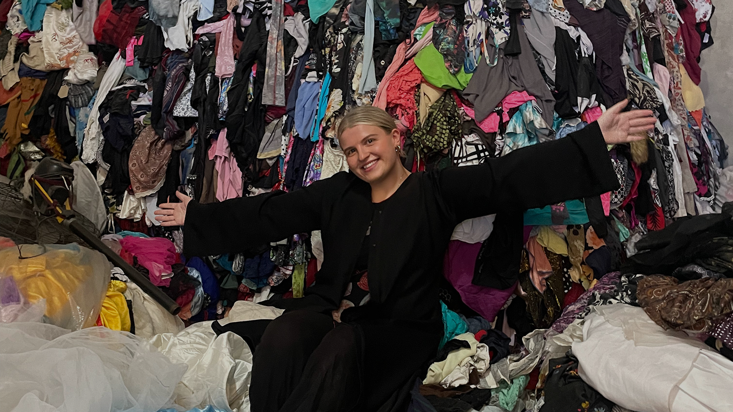 Diverse supplier relationships and bulk vintage clothing inventory showcasing long-term wholesale partnerships and abundant stock