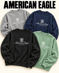 nwt american eagle women's crew sweatshirt - 'amer..