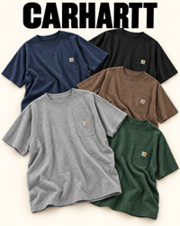 nwt carhartt men's loose fit short sleeve pocket t..