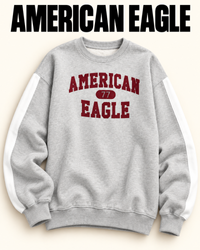 nwt american eagle women's crew sweatshirt - '77' ..
