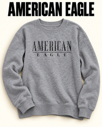 nwt american eagle women's crew sweatshirt - 'amer..