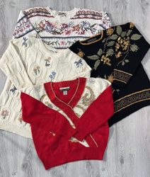 avg-03504 y2k style christmas sweater