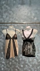 avg-03518 nuances de noir robe nuisette style Y2K