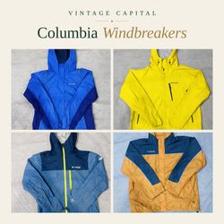 columbia windbreaker-jacken