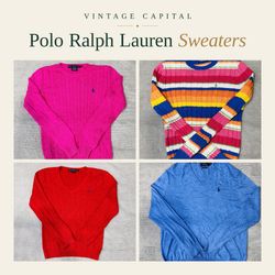 polo ralph lauren cable knit sweaters