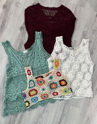 avg-03521 blouse crochet style y2k