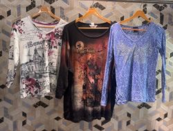 avg-03348 y2k style l/s t-shirts