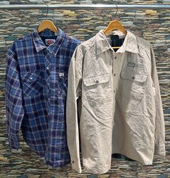 av-12674 dickies heavy button up shirt