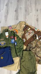avg-0609 usa army kids and boys scout mix items
