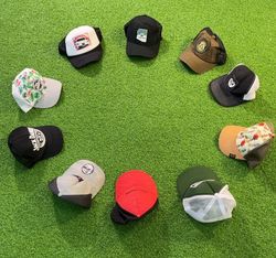 av-10874 unbranded half mesh caps