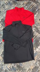 av-11001 under armour 1/4 zipper l/s t-shirts