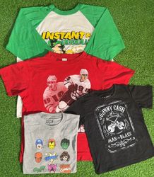 av-11438 cartoon printed t-shirts kids