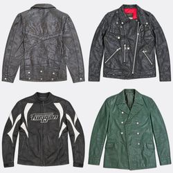 Leather and Suede Motorcycle Jackets