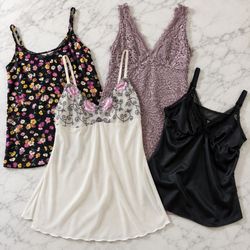 005 Women's Lace Dresses and Camisole Tops y2k