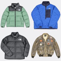 Les vestes The North Face Canada Goose