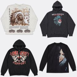 Ensemble de sweats à capuche et de sweats imprimés..
