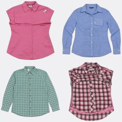 Women's Long Sleeve Button Up Shirts