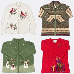 Wholesale Vintage Christmas Sweaters Bundle | 10pc..