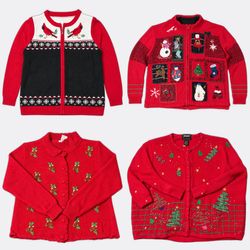 Wholesale Vintage Christmas Sweaters Bundle | 10pc..