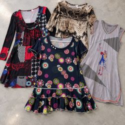 Desigual Women Patterned Dresses Lot