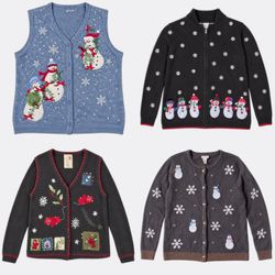 Christmas Knitwear Cardigans and Waistcoats