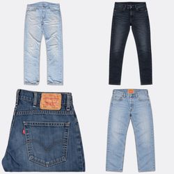 Levi's Men's Straight and Fit Mixed Jeans