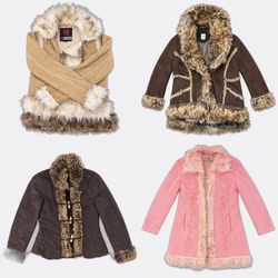 Faux Fur Trim Suede Afghan Coats35