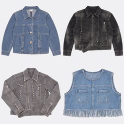 Md128 denim jackets. 10p Monarchy And Embellished ..
