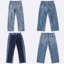 Jean en denim droit Carhartt