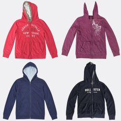 Aeropostale Hollister Zip Up Hoodies