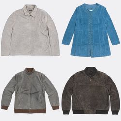 💥 RV5068 Suede Jackets and Shearling Coat