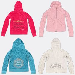 Juicy Couture Velour Track Jackets