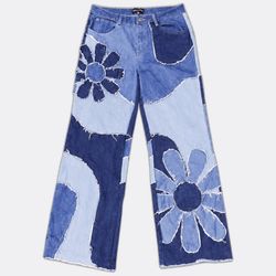 Upcycle Patchwork  Jeans