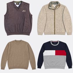 Mix Brands Columbia Nautica Tommy Hilfiger Knitwea..