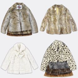 Y2K faux Fur Coats WR-2748B40