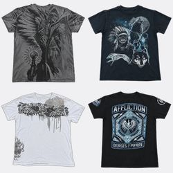 CR13098 Vintage Skull T-Shirts