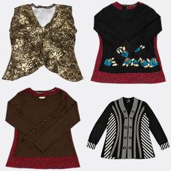 Women Printed Blouses and Long Sleeve Tops