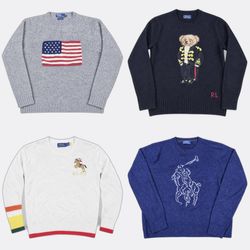 Polo Ralph Lauren Flag & Bear sweater