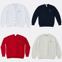 Maglieria Lacoste: maglioni e cardigan