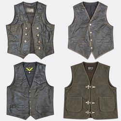 Sélection de gilets Reed Milwaukee Leather