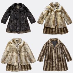 Manteaux en fourrure pour vêtements d'hiver