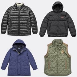 Polo Ralph Lauren Lacoste Puffer Jackets