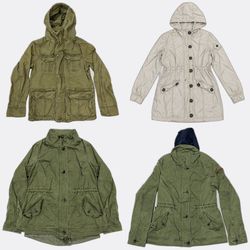Hollister Hooded Military Jackets