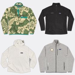 Patagonia Zip Up Fleece Jackets