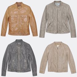 Leather Jackets in Multiple Colours