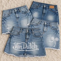 Women Denim Mini Skirts Bundle