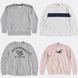 Abercrombie & Fitch Hollister Crewneck Sweatshirts