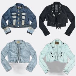 Cropped Denim Jackets