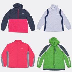 Reebok New Balance Windbreaker Jackets